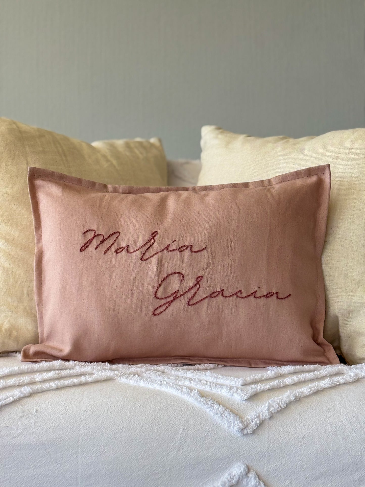 Cojín Cuna Rosa Viejo