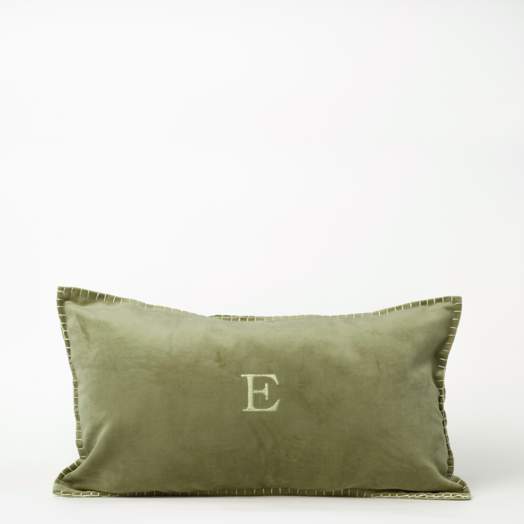 Cojin Inicial 30 x 50 Verde Musgo